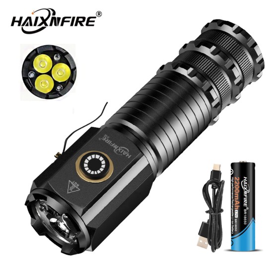 HaixnFire X46 USB Rechargeable floodlight 3500 lumen Camping flashlight LED mini flashlight working lamp Repair lamp